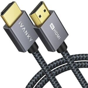 (2l HDMI - MacBook Pro Compatible Ivanky‎ 4k Hdmi Cable 6.6 Ft, HighSpeed 18gbps